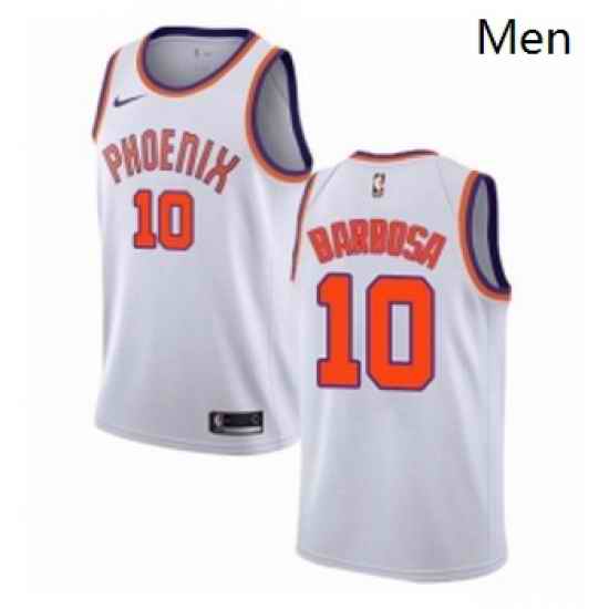 Mens Nike Phoenix Suns 10 Leandro Barbosa Swingman NBA Jersey Association Edition